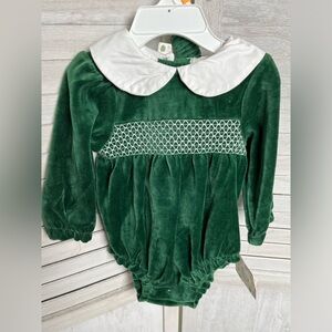 Little Me Christmas Holiday 3piece set 12 mo NWT